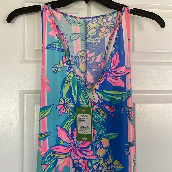 Lilly Pulitzer Maxi Dress for Summer Bright Floral Colors - Picture 6 of 7